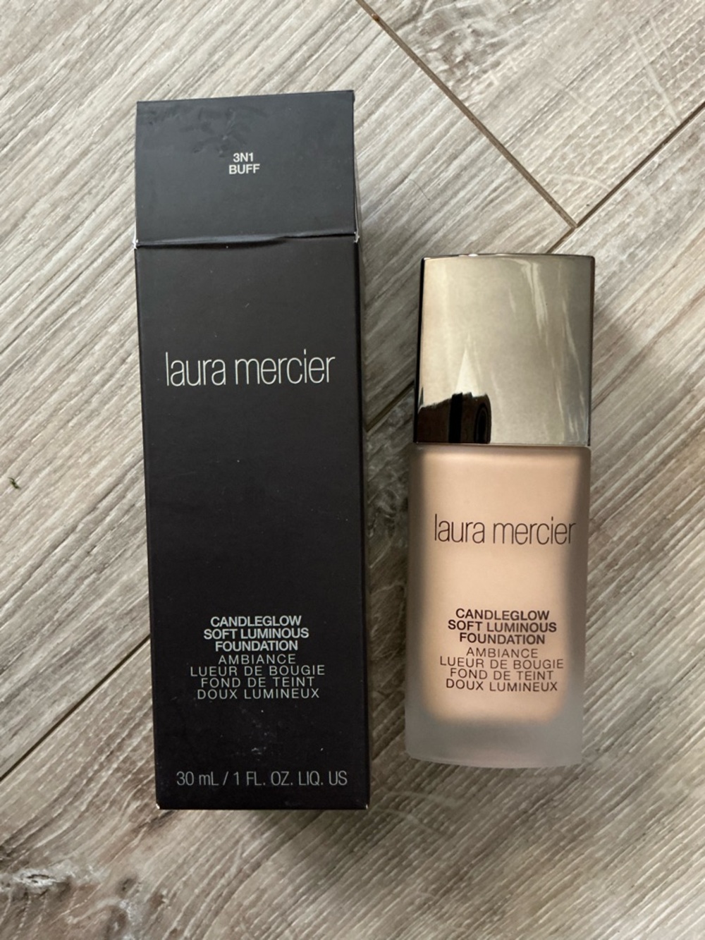 New Laura Mercier Candleglow Soft Luminous Foundation 1oz BUFF 3N1